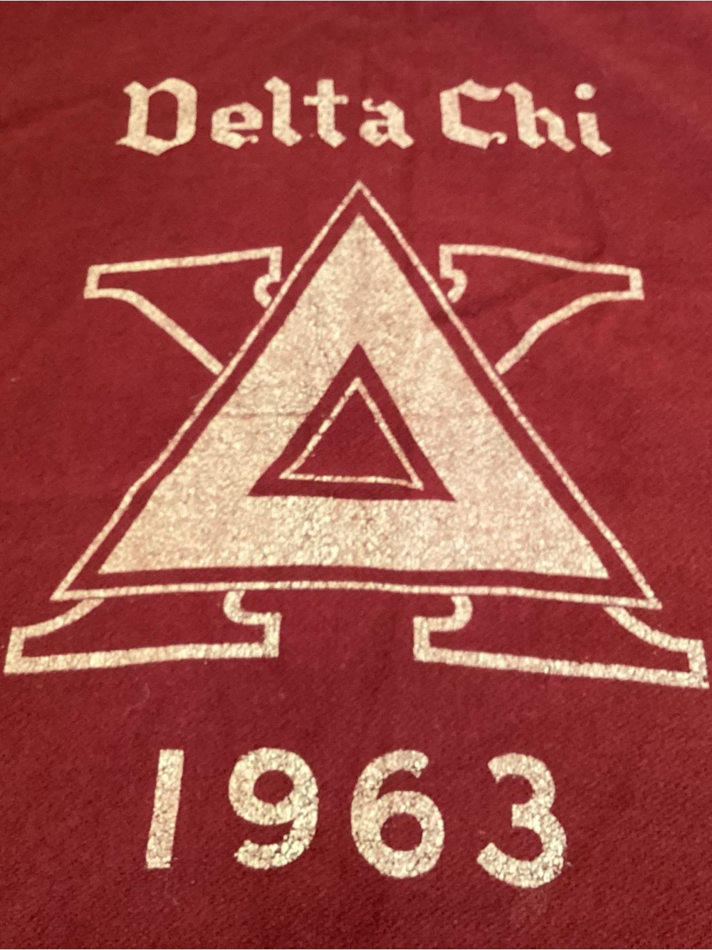 Delta Chi Fraternity Vintage 1960’s Wool Throw